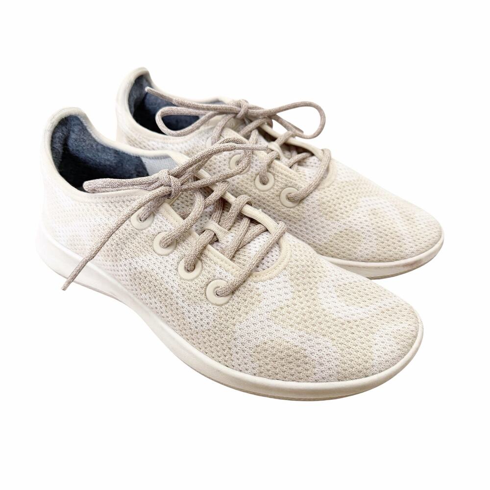 Allbirds Tree Runners Cream Camo Sneakers Sz 8